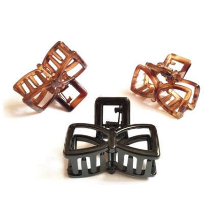 Jepit Rambut Salon Model Bolong 5CM - Jedai Doff Aksesoris Wanita Fashion Korea Hollow Hair Claw Clips