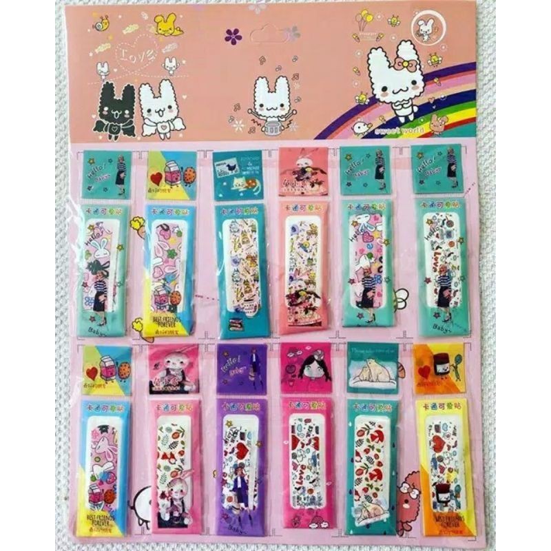 Hansaplast Karakter Isi 5pc / Band Aid / Plester Luka Anak motif