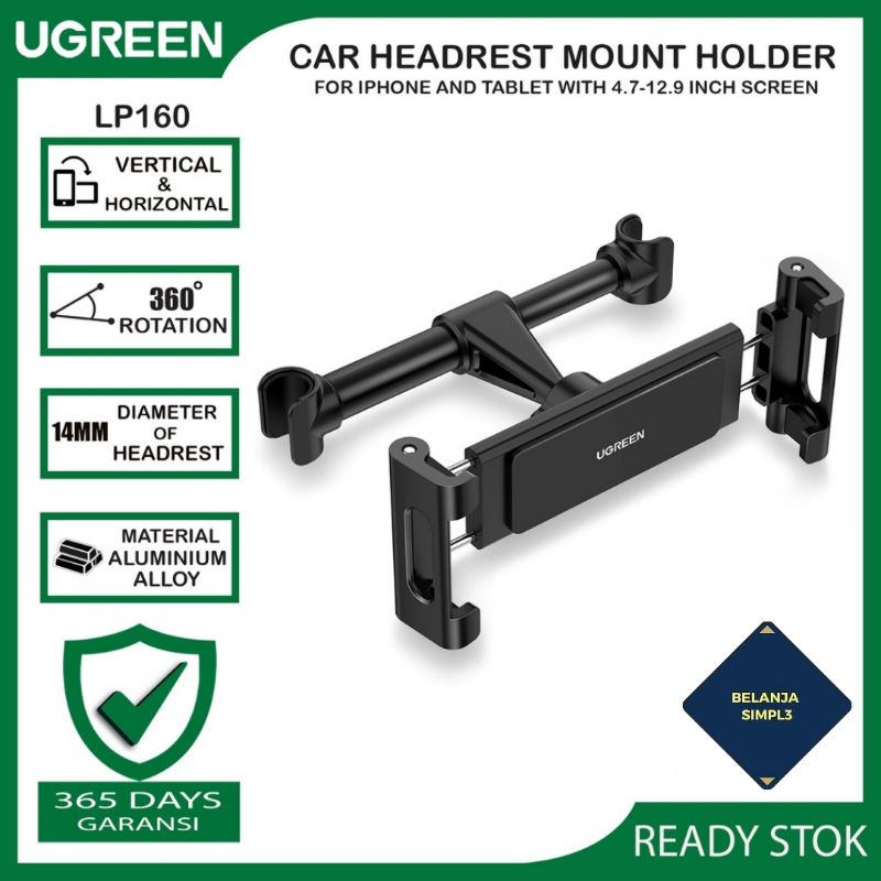 UGREEN BACKSEAT Car Holder Car mount Phone Holder Mobil Belakang Jok Stand