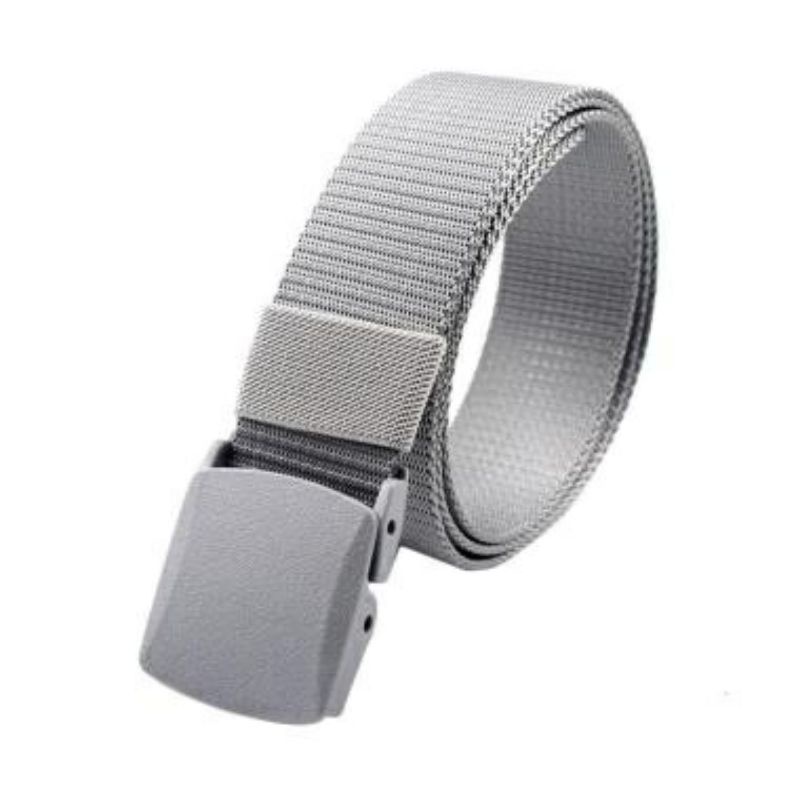 ikat pinggang canvas kepala pelastik/gesper canvas pria/ikat pinggang bandara