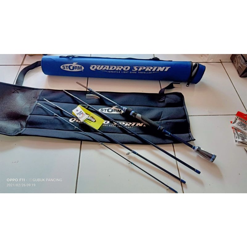 joran travel strom rod spinnng  quadro sprint