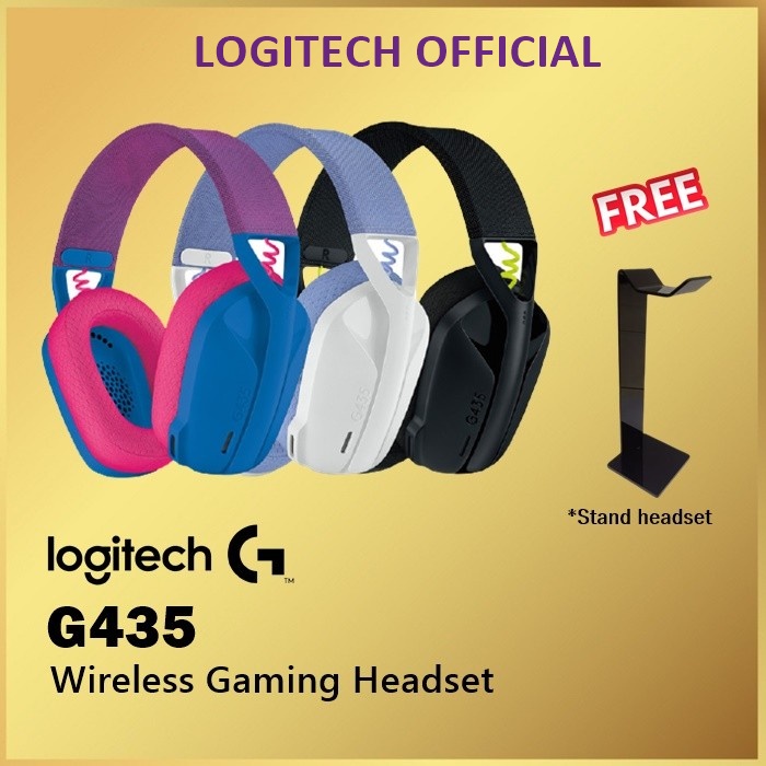 LOGITECH G435 LightSpeed Wireless Gaming Headset G 435