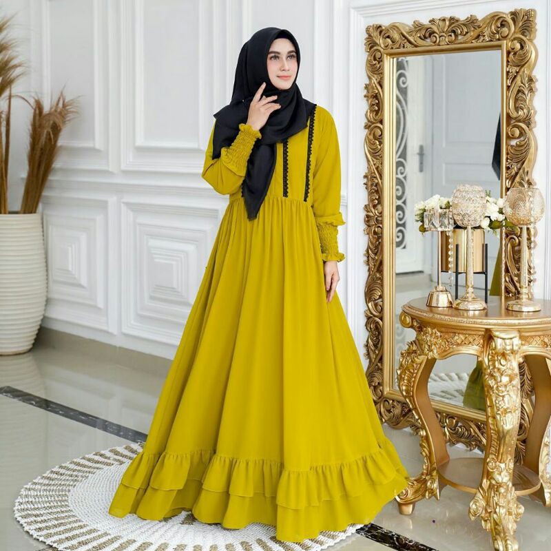 READY GAMIS CERUTY BABYDOLL LD110 PB140 RENDA ALIZHA