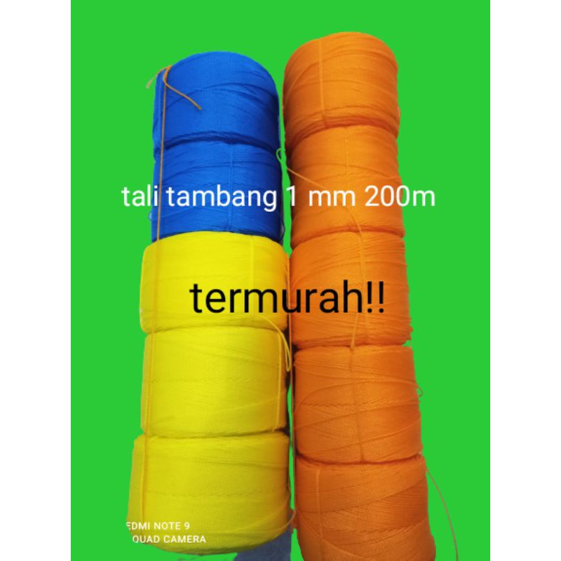 Tali tambang kecil 1 mm 400 m Tali tambang Tampar platik Tali tambang kerajinan
