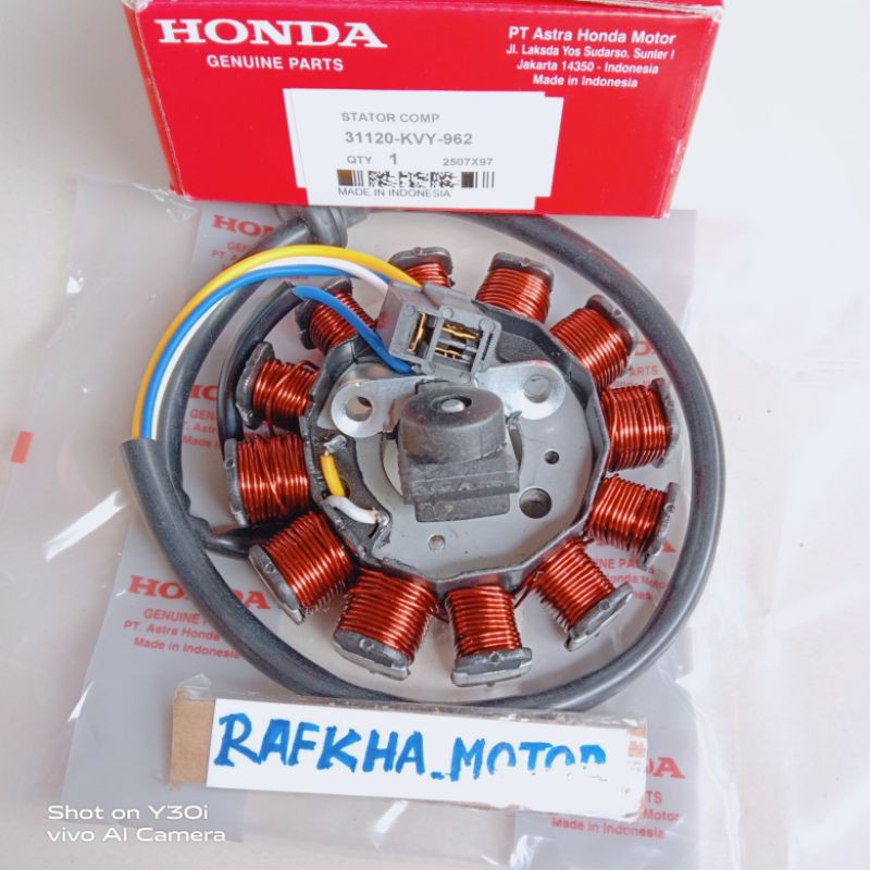 Spull stater Assy Beat karbu Scoopy karbu Spacy karbu KVY-962