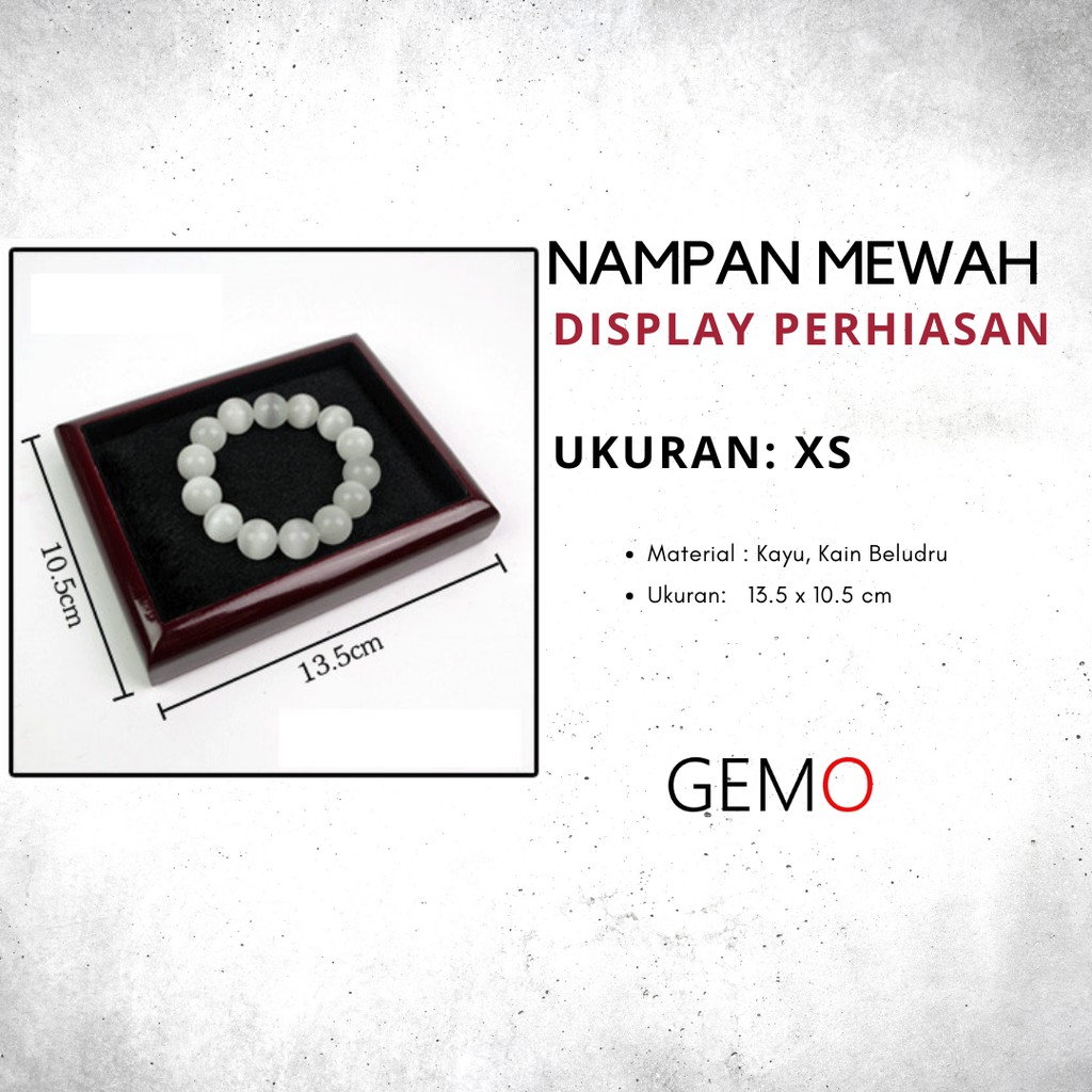 Baki Nampan Tray Mewah Untuk Tempat Perhiasan / Jewelry Cincin Kalung Anting Permata  Murah Unik Lucu