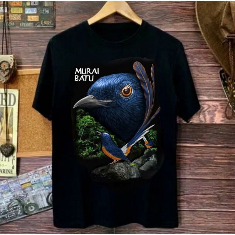 Kaos Distro Pria Lengan Pendek / Burung Murai MB-01 / Shalch Trendy