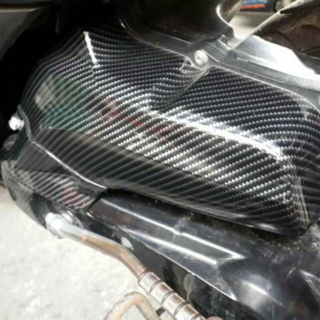 Stiker Skotlet Carbon Kevlar Gratis Packing Keplar Glossy Kilap Body Kasar Halus Spion Knalpot