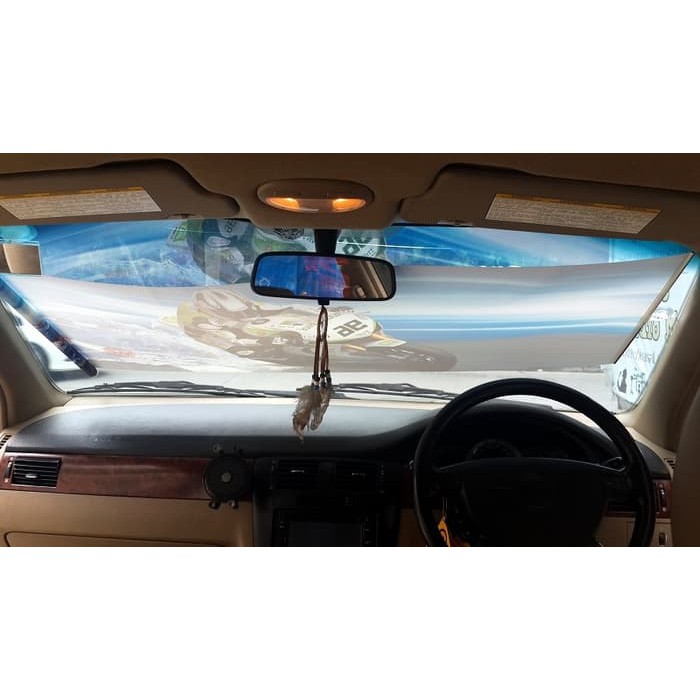 Tirai Krey Penutup Kaca Mobil Depan - Belakang Motor Sport