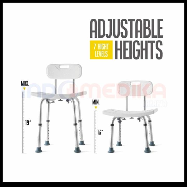 Jual Kursi Mandi LansiaBath Chair Shower Bench,Praktis,Ringandan Kuat