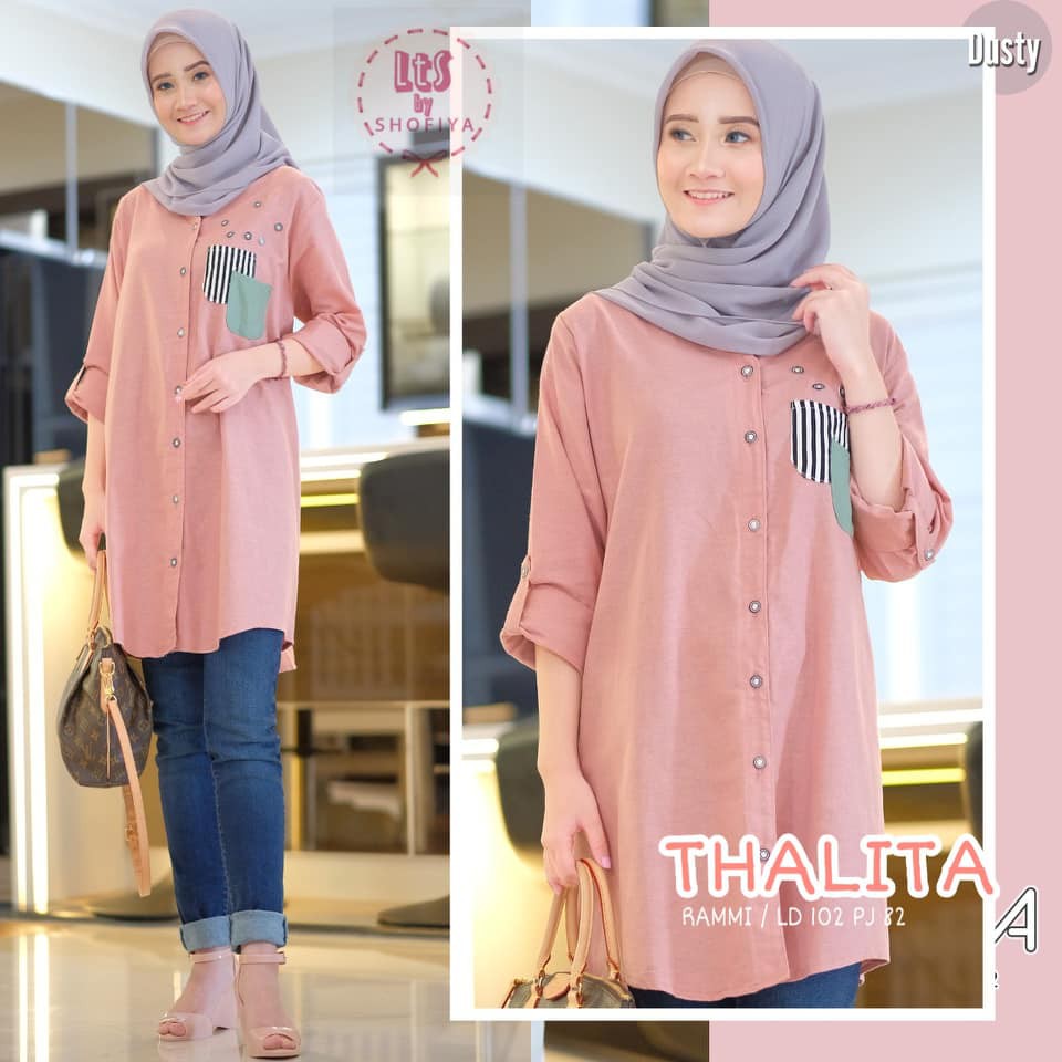 Thalita Tunik  / Baju Muslim Tunik Wanita / Baju Tunik Remaja / Tunik Muslim Terbaru 2024