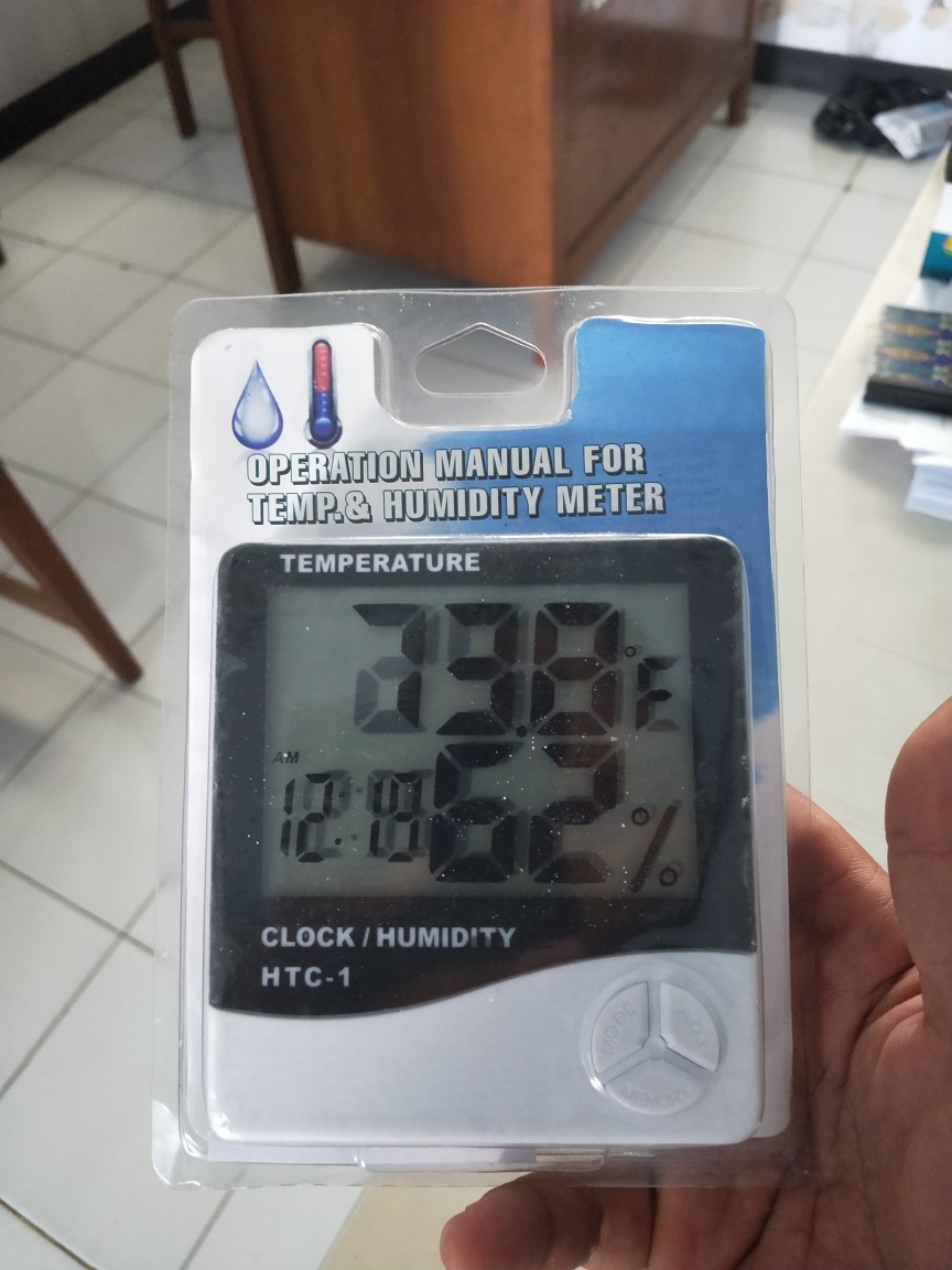 HTC-1 Thermometer Hygrometer Digital Higrometer Termometer Ruangan