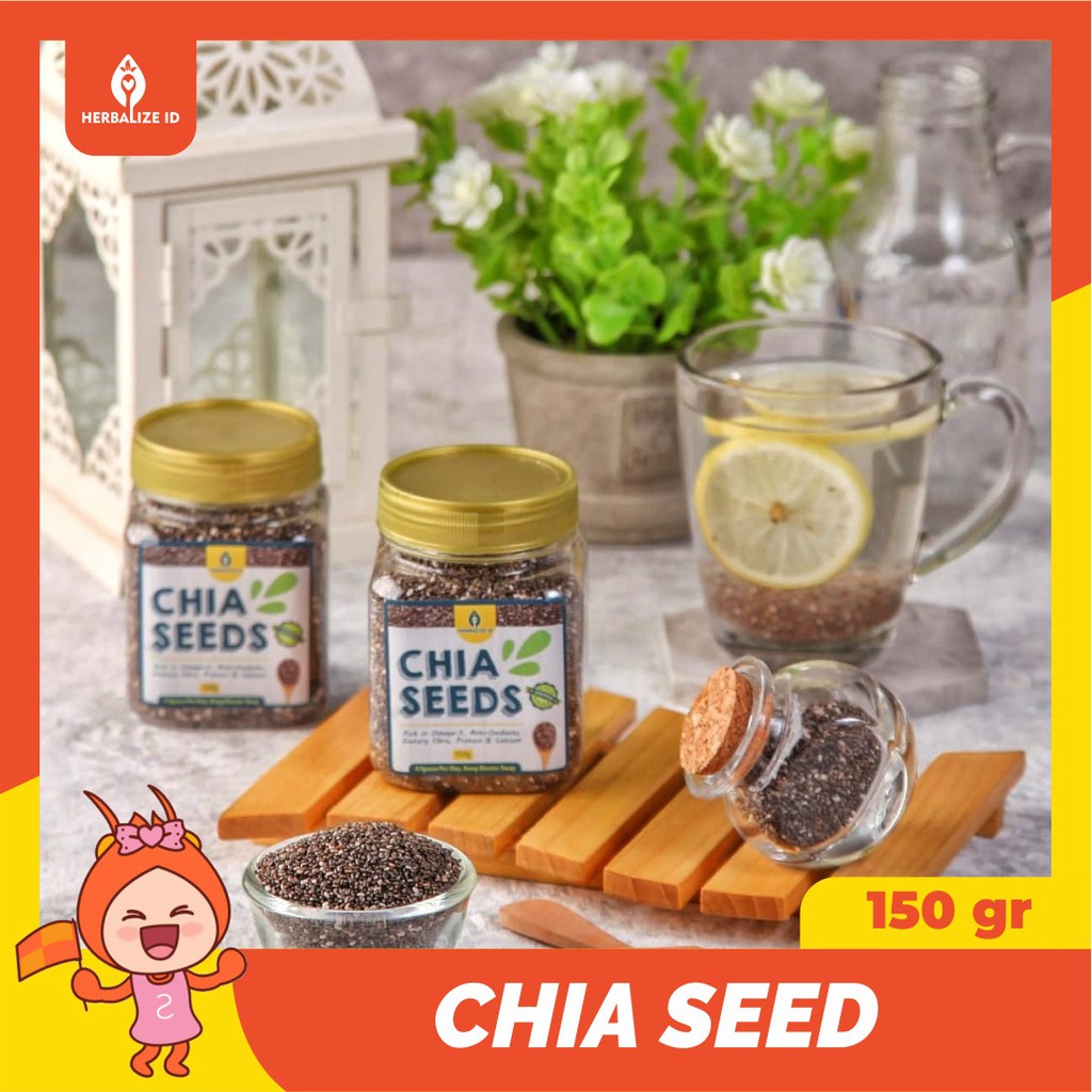 

Organik Black Chia Seed 150 gr Premium biji chia original mexico