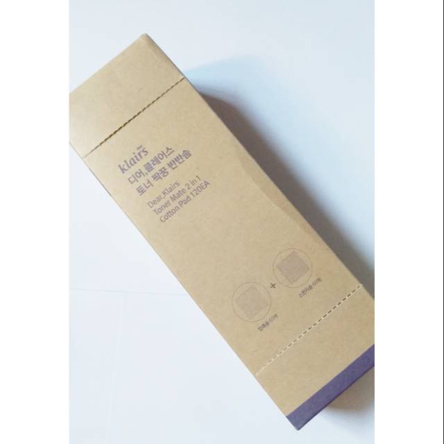 Klairs toner mate 2 in 1 cotton pad
