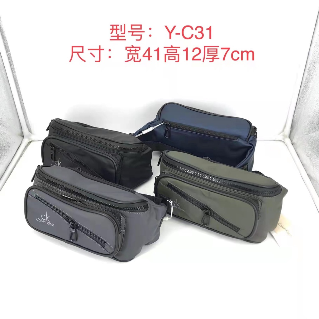 Tas Pinggang / Waistbag Pria Kode #YC bahan Waterproof