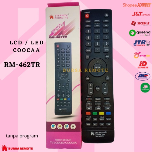 Remot / Remote TV COOCAA LCD LED MULTI Universal 462 Digital TV / Smart TV