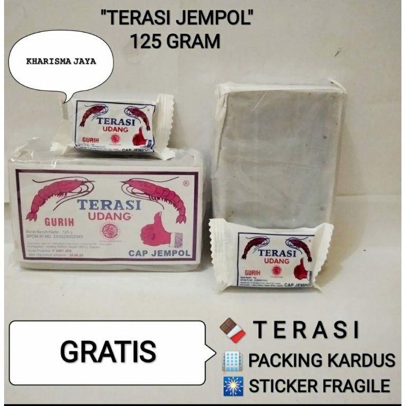 

Terasi Udang Asli Khas Cirebon Cap Jempol 125gr