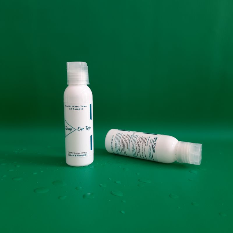 Shoes on top Pembersih Sepatu putih dan berwana 100ml kit soft brush