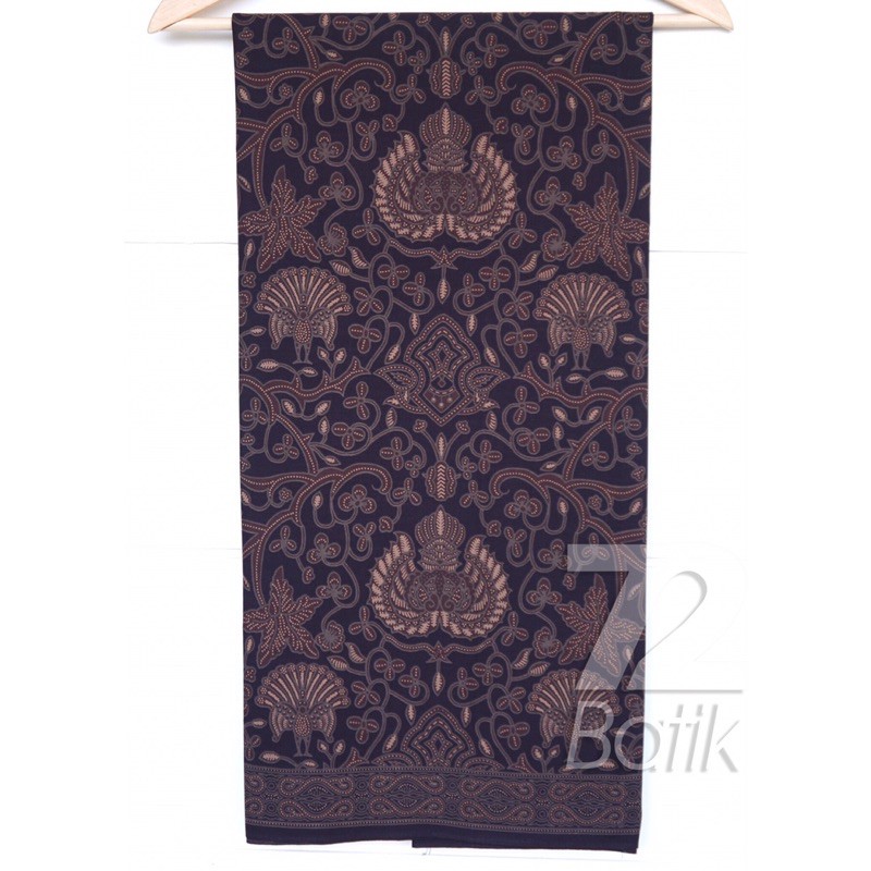 KAIN BATIK PREMIUM Bahan Katun Warna Hitam Item Coklat Choklat 723175 Cap 72 Jarik Jarit Samping Kebat Panjang Batik Katun Modern Premium Bahan Seragam Batik Pernikahan Kantor Keluarga Murah Kamen Jadi Batik Bali Lembaran