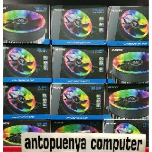Fan procesor universal LED RGB kipas 1155 1156 775 amd