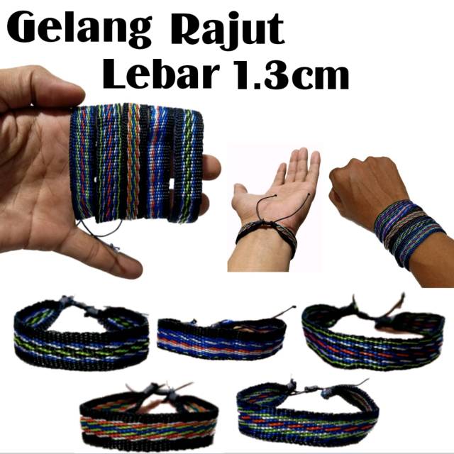 GELANG Rajut Etnik Gelang Tali Gunung