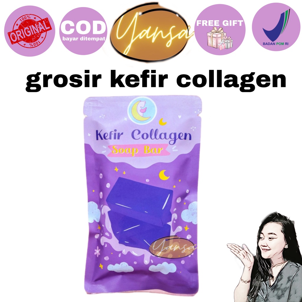 BEAUTYINU Kefir Collagen Sabun Pemutih Badan 75gr