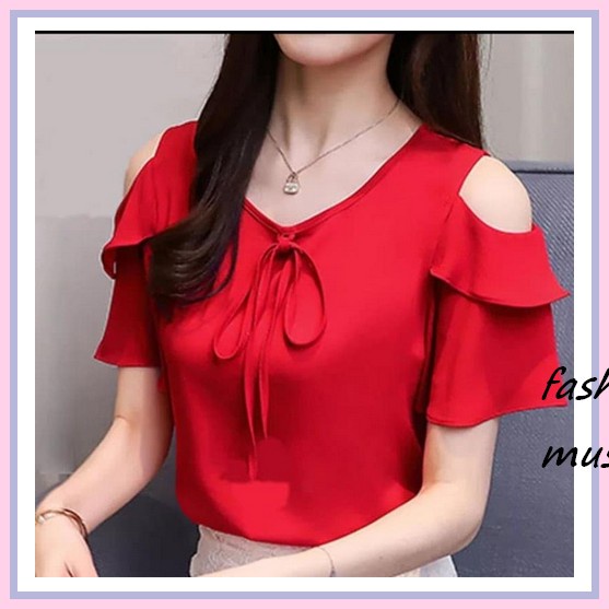 Zaza_Fashion Blouse Wanita Terbaru Korea / Baju Atasan Wanita Terbaru Korean Style Andena [Blouse Sy