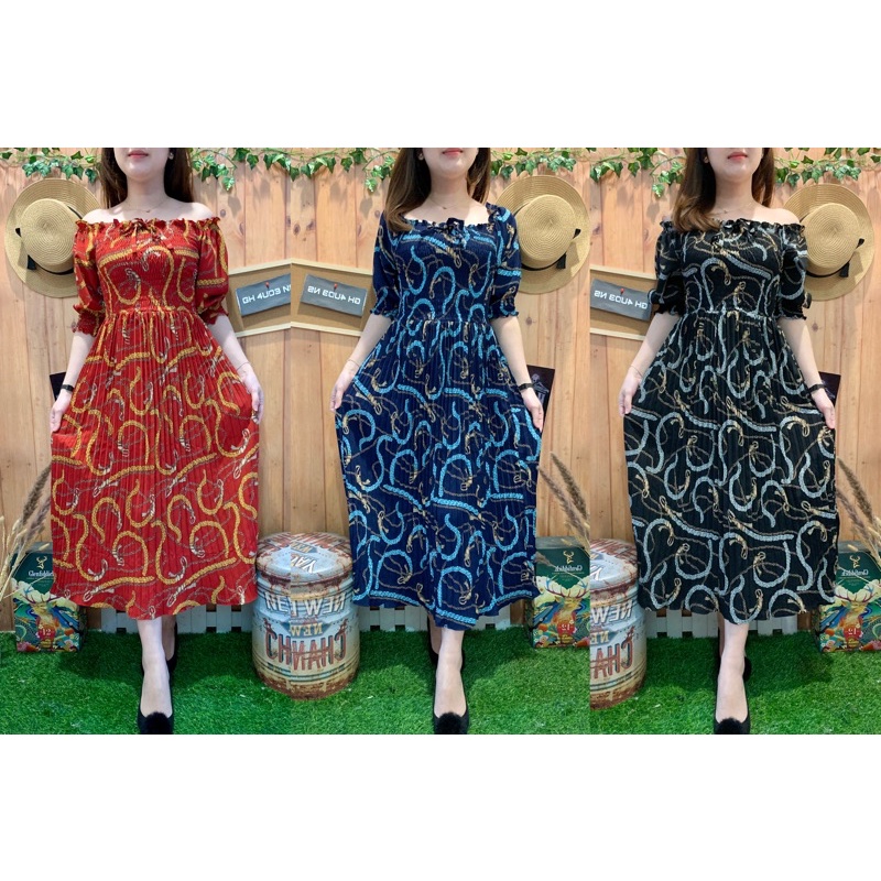 MIDI DRESS BLOW SABRI BELTY PLISKET 1322