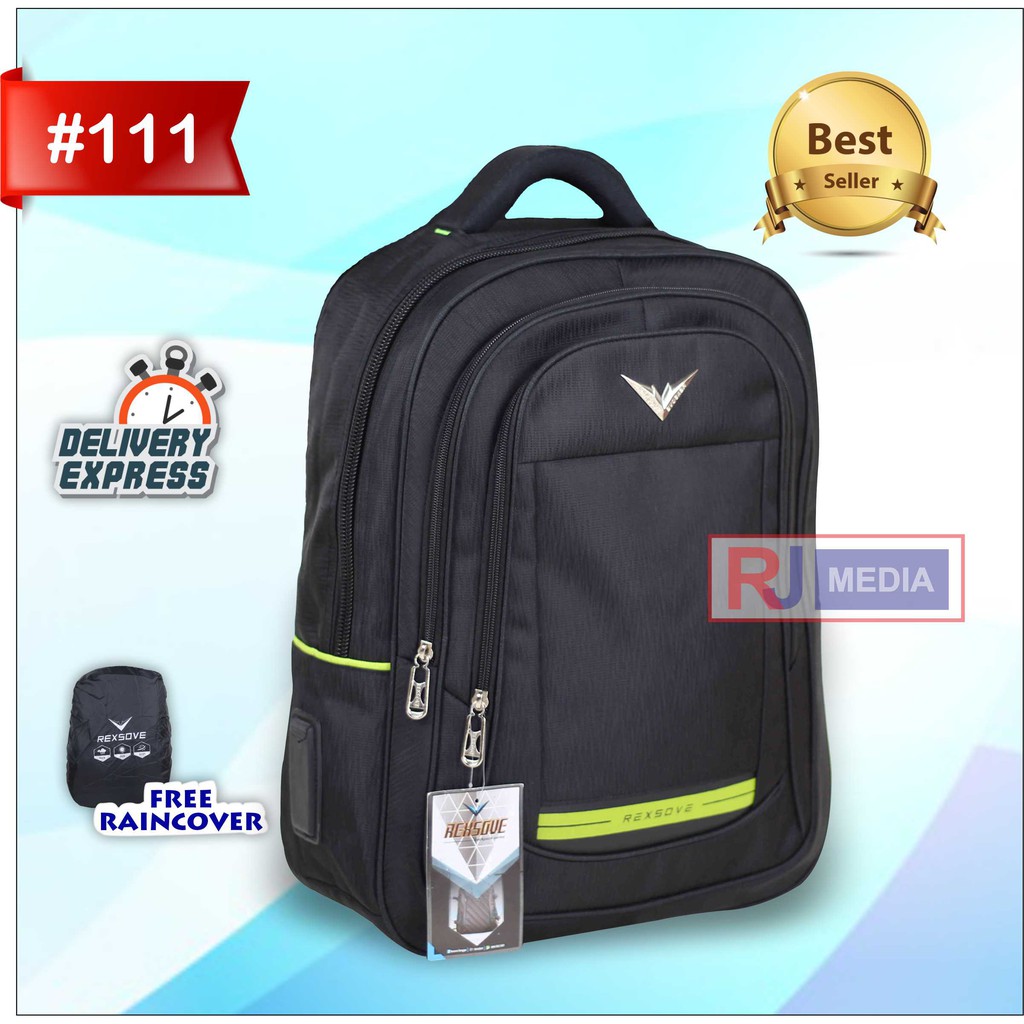 [ Promo Serba 80 Ribu ] Tas Ransel Sekolah Rexsove Distro Pria Wanita SMP SMA Terbaru Backpack Laptop Multifungsi Muat Banyak LKS Laptop Buku Paket Buku Tema Jahitan KUat Bahan Awet Bonus Raincover Harga Termurah Kualitas Ekspor