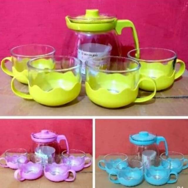 Tea Pot Gelas Cantik Unik Berkualitas Shopee Indonesia