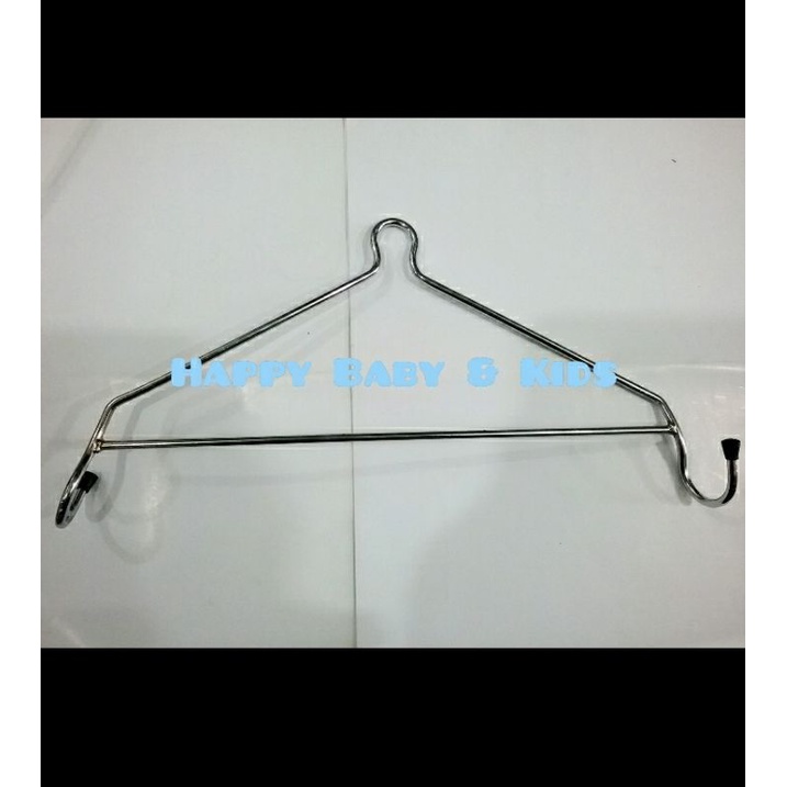 MY DEAR Besi standart Segitiga Chrome Stainless Steel Ayunan Bayi/ Hanger