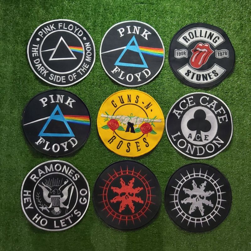 BACKPATCH Bordir Musik Emblem Punggung Besar