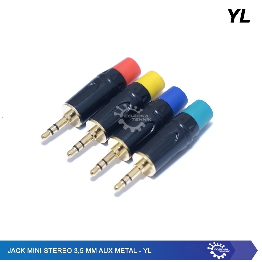 Jack Mini Stereo 3,5 mm AUX Metal - YL