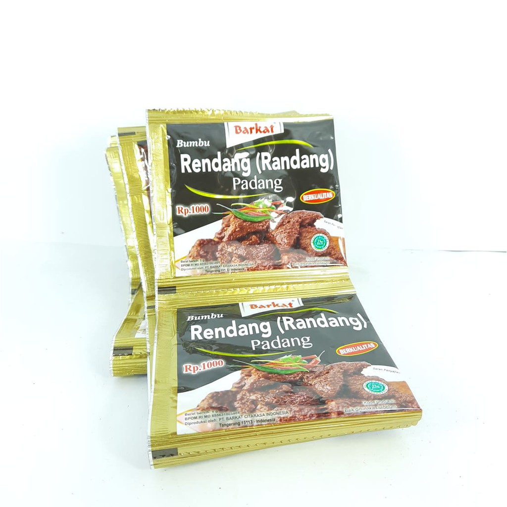 

Bumbu Rendang Padang Barkat 12 x 5 gram