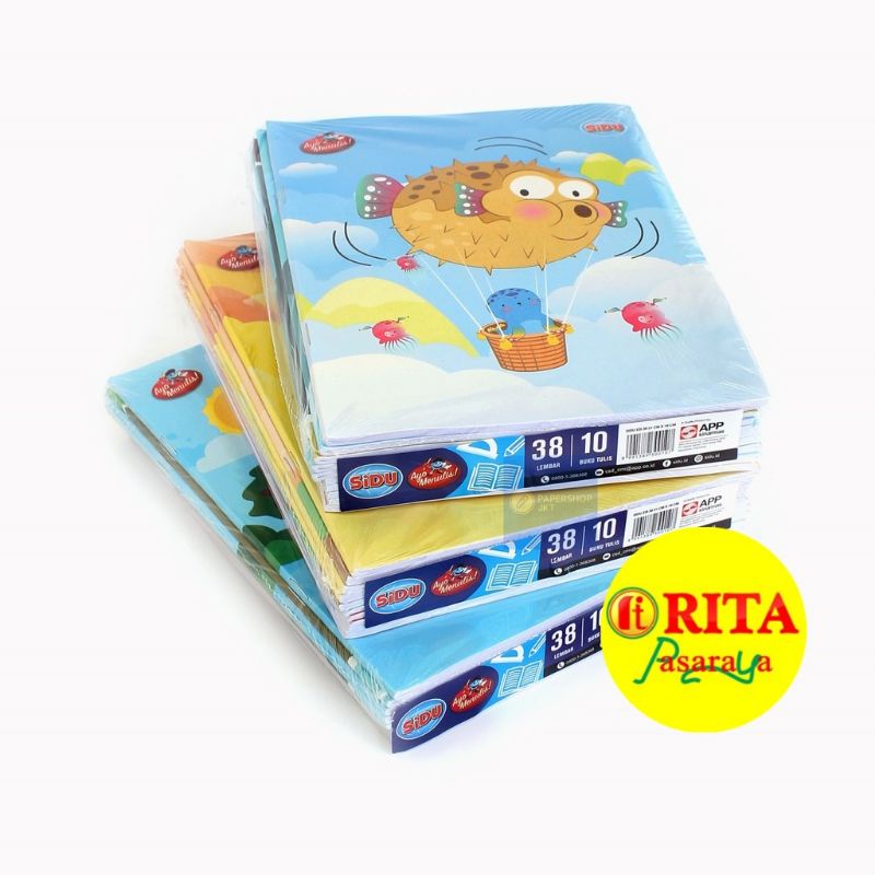 

Sidu Sinar Dunia Buku Tulis 38 Lembar (10 pcs)