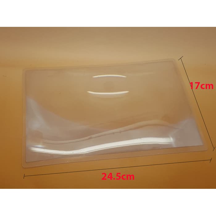 24.5x17cm kaca pembesar / magnifier / magnifying card / Fresnel Lens-1