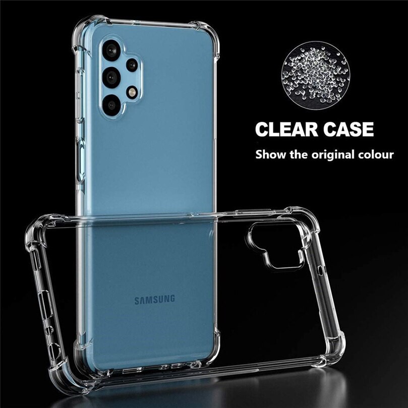 Case Samsung A32 4G ( 6.4 INCH ) 2021 Ultra Slim Clear Premium Soft Case Casing