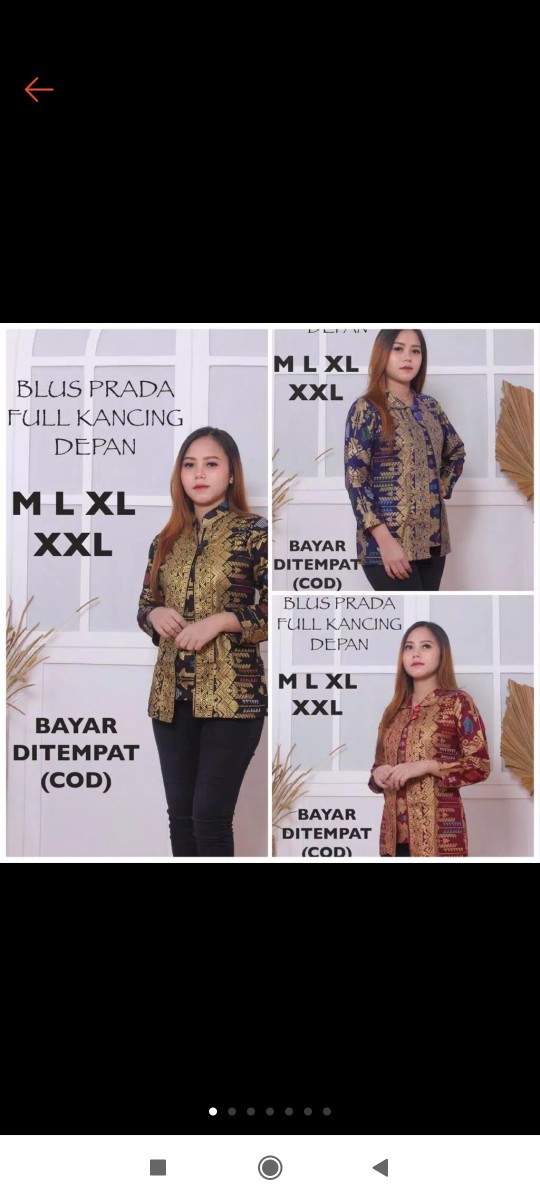 Atasan Batik Kantor Pradaa