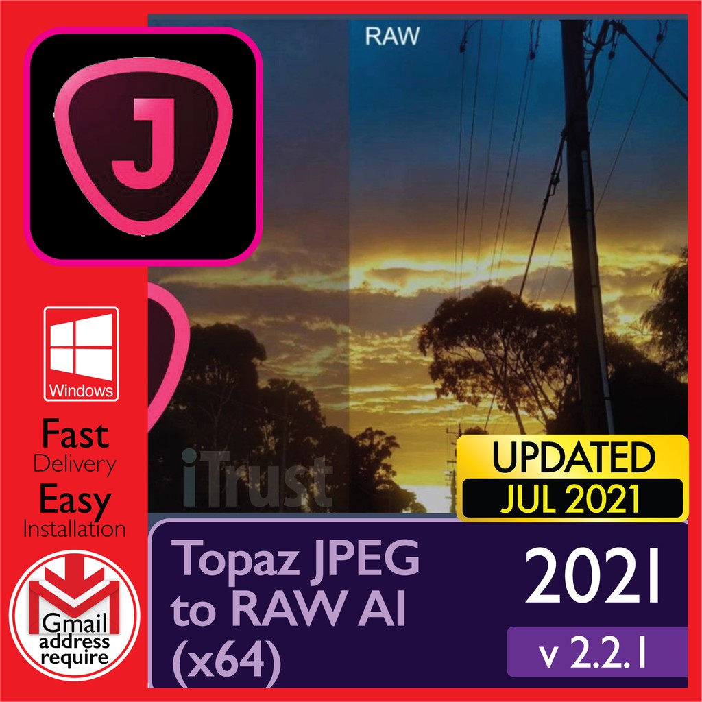 

Tpz JPEG t RAW AI 2.2.1 - Rmv Cmprssn Artfcts & Rcvrng Clr Dtl [Wndw x64]-Dgtl Dwnld