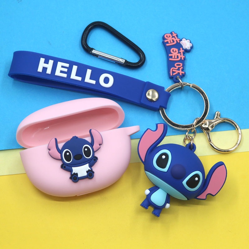 Casing Soft Case Silikon Motif Kartun Stitch Lucu Untuk Oppo Enco X