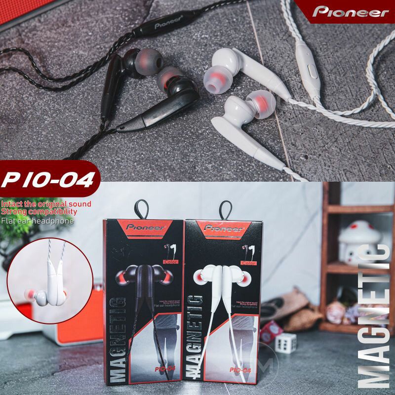 Headset Pioneer Pio 01 / Hadset Pioneer Pio 05 / Earphone Pioneer Bass Empuk / Headset Pioneer PIO 0