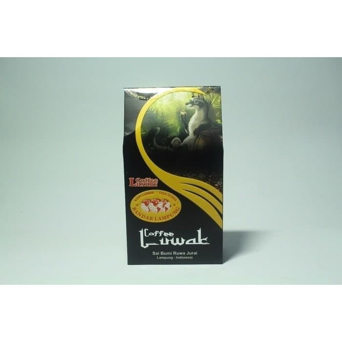 

original kopi luwak asli indonesia Lampung Robusta 100 gram premium