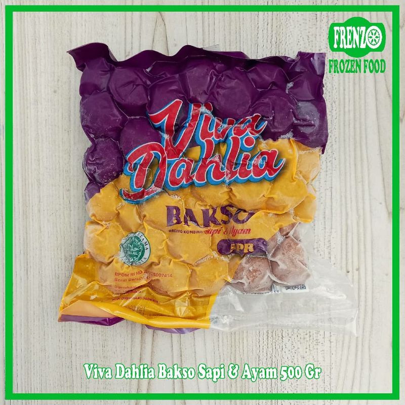 Jual Viva Dahlia Bakso Sapi Ayam 500 Gr Shopee Indonesia