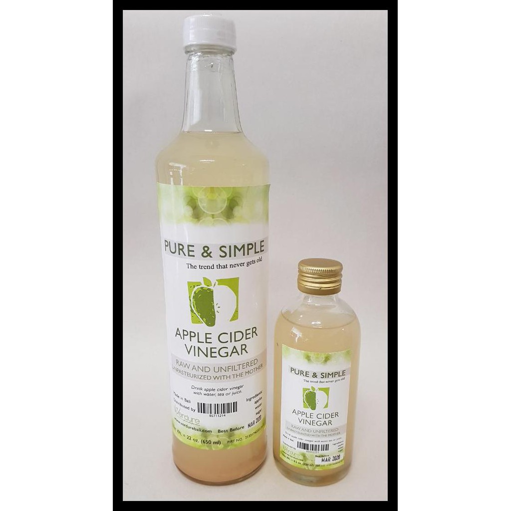 

Hot Sale Pure & Simple Apple Cider Vinegar 650Ml