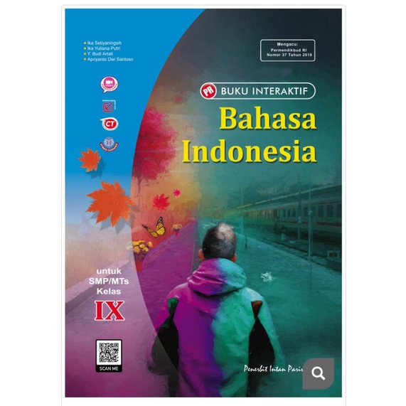Buku kurikulum merdeka belajar PR/LKS interaktif bahasa indonesia kelas IX, 9 ( Revisi K13 ) tahun 2022 Intan Pariwara-1