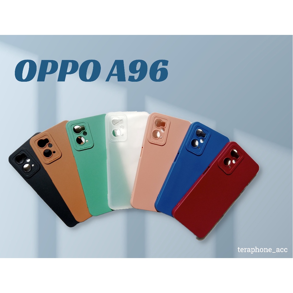 CASE MACAROON DOFF OPPO A96 TERBARU DAN TERMURAH