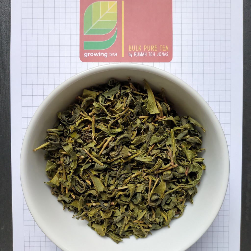 

growing pure tea TAIWAN ORGANIK green tea teh hijau murni 500 gr curah bulk