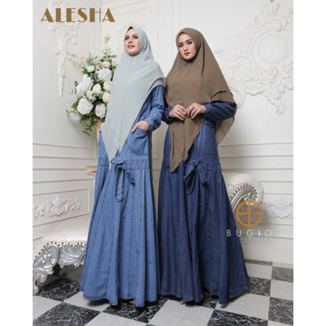 Gamis jeans Alesha by Bugio / Gamis denim / Gamis jeans