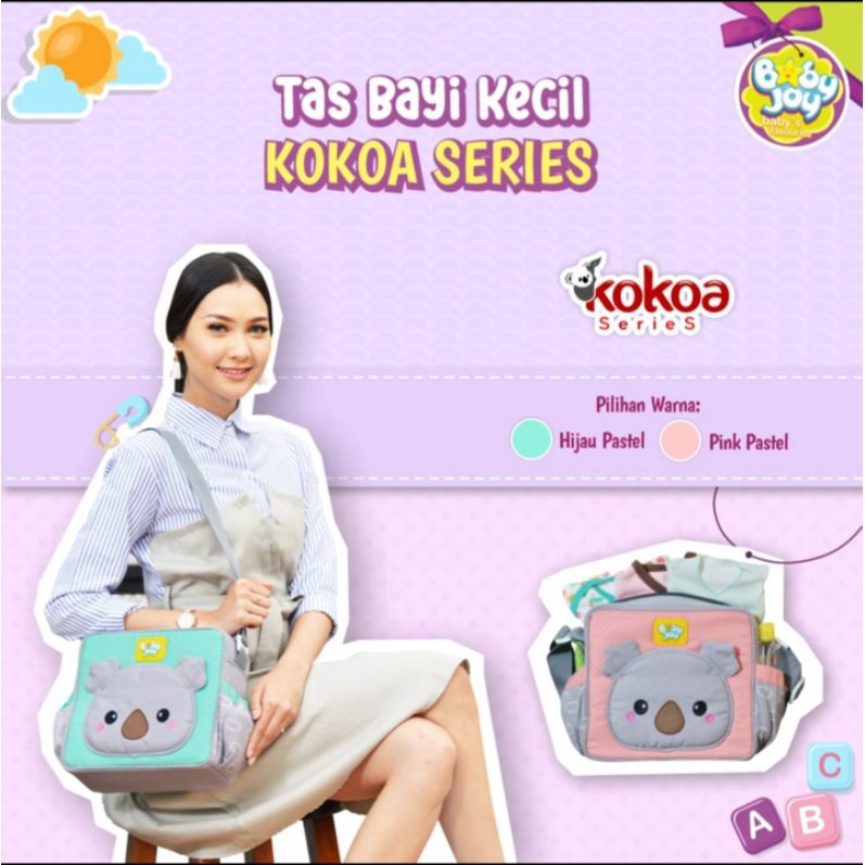 Baby Joy Tas Bayi Kecil Saku Kerut Kokoa Series - BJT 1031