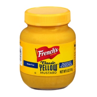 

French Classic Yellow Mustard net wt 6 oz 170gr Gluten Free